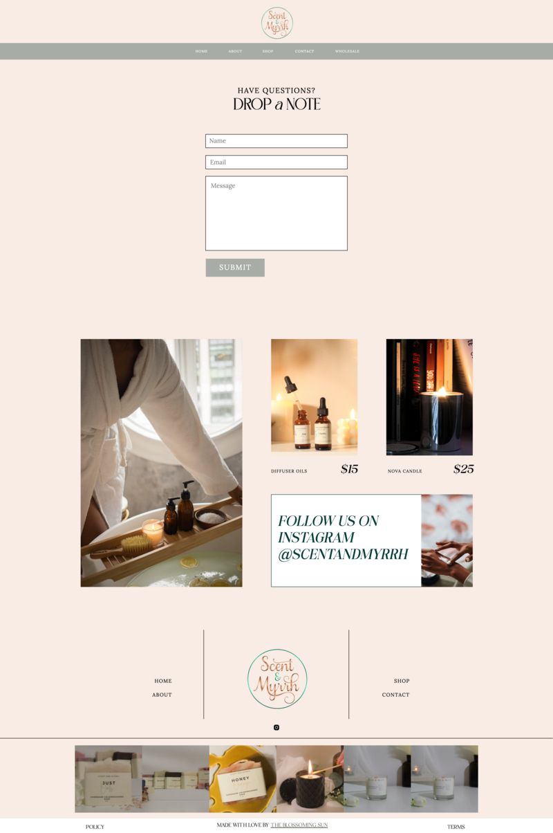 Scent & Myrrh Contact