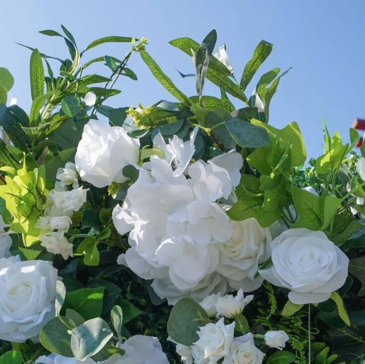 Flower wall 3- Rori Ranch Rentals