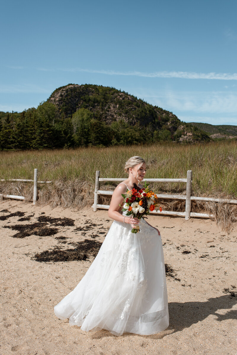 First look at Sand Beach in Acadia National Park