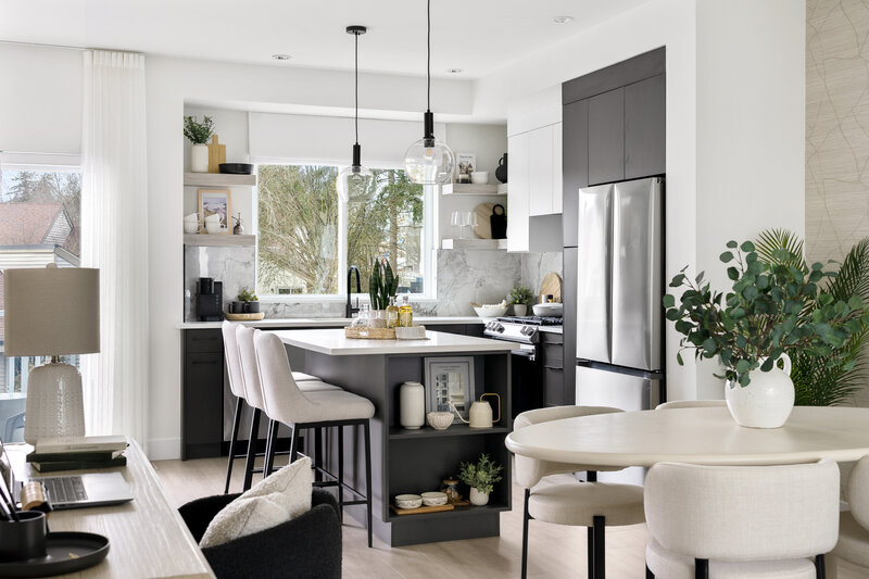 Modern kitchen interior design Vancouver BC