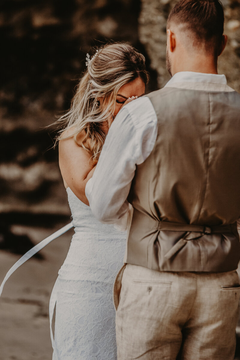 southern california beach elopement