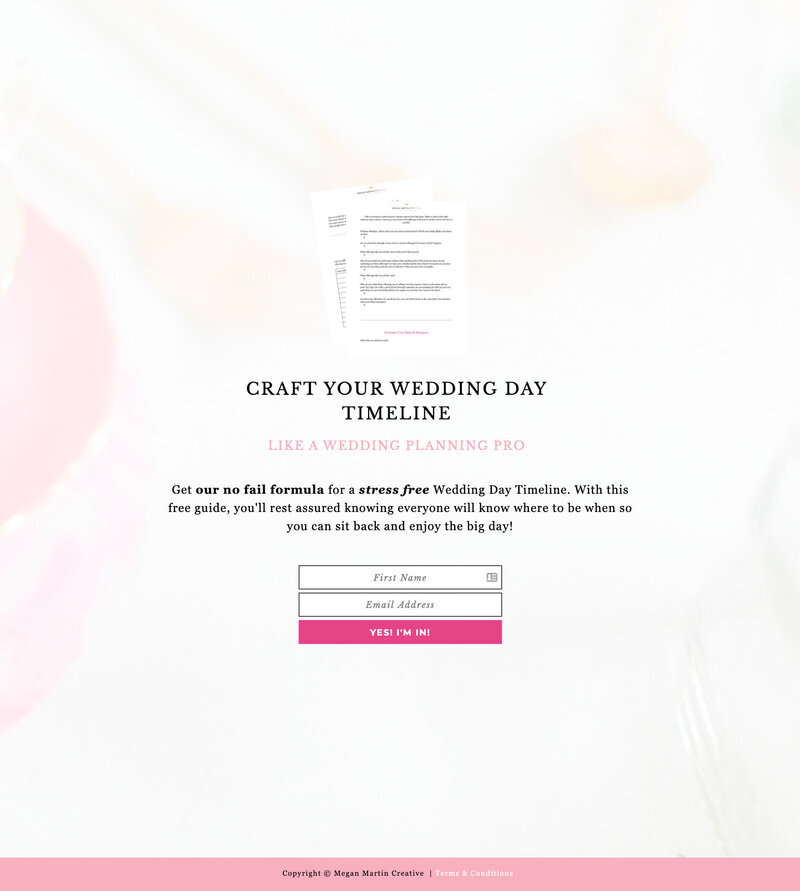 Showit Opt-in Page Template