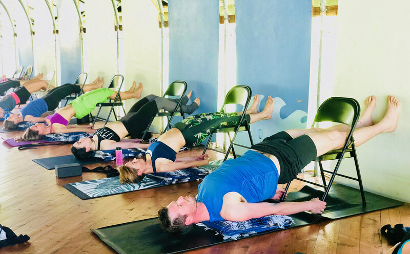 Learning to practice and teach chair yoga in Costa Rica Yoga Shala