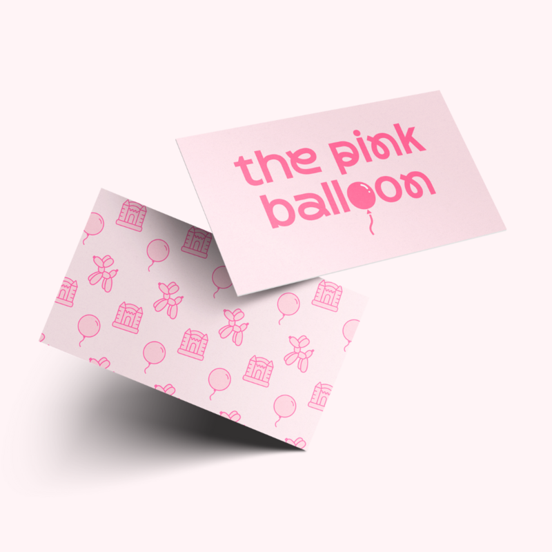pink balloon artist logo