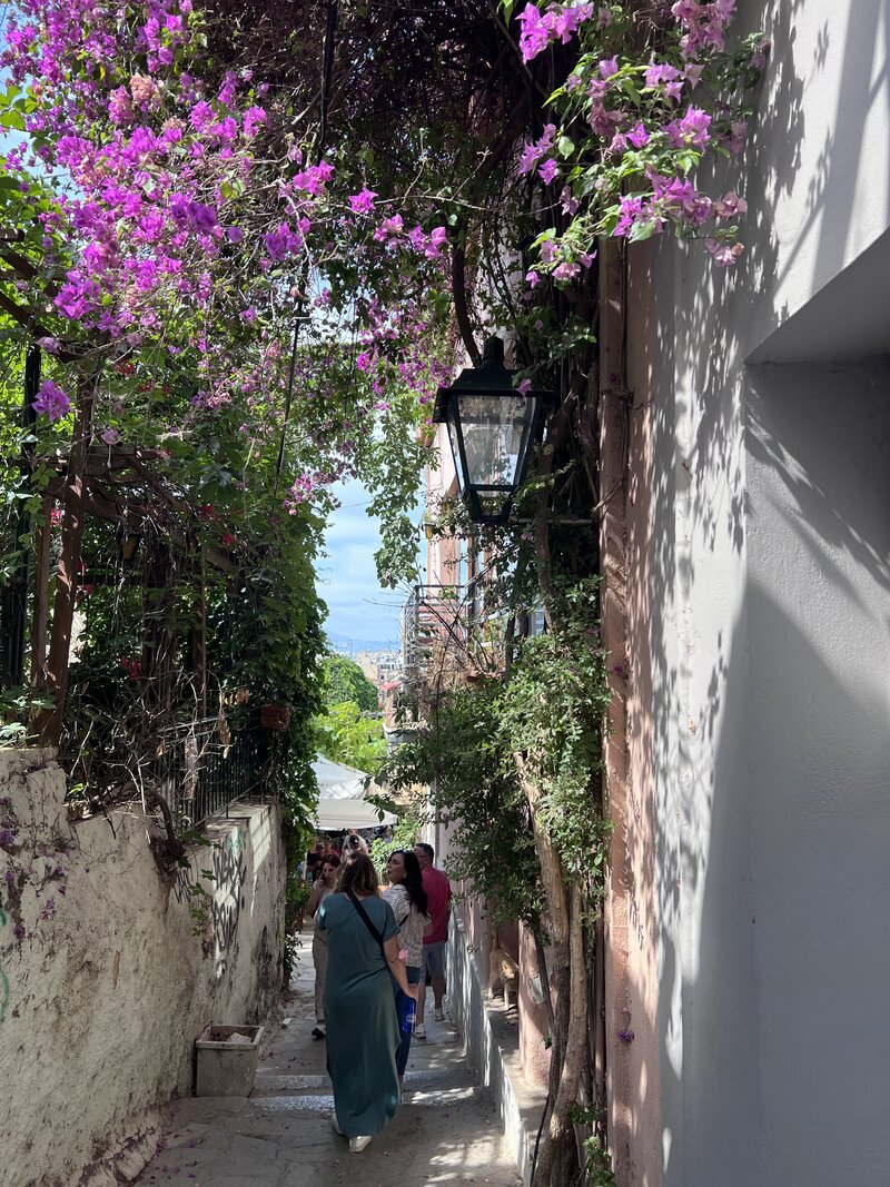 Floral Walkway in Europe