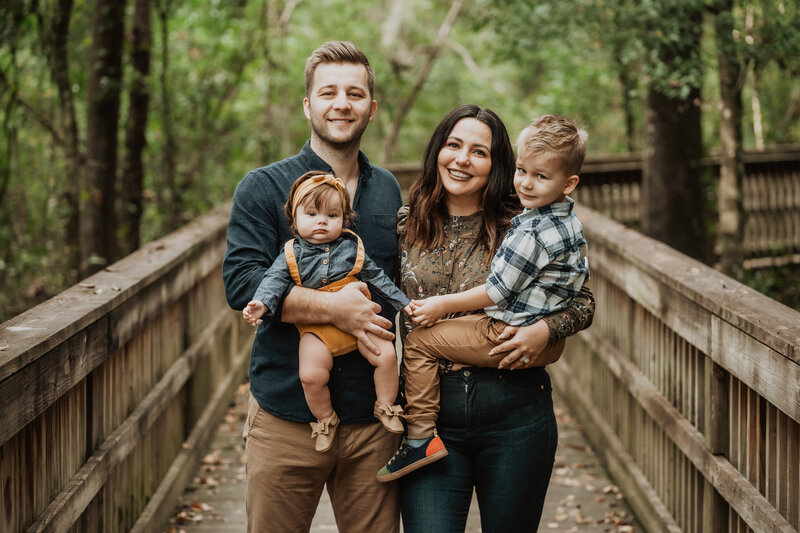 Alpine groves Jacksonville outdoor family photo session