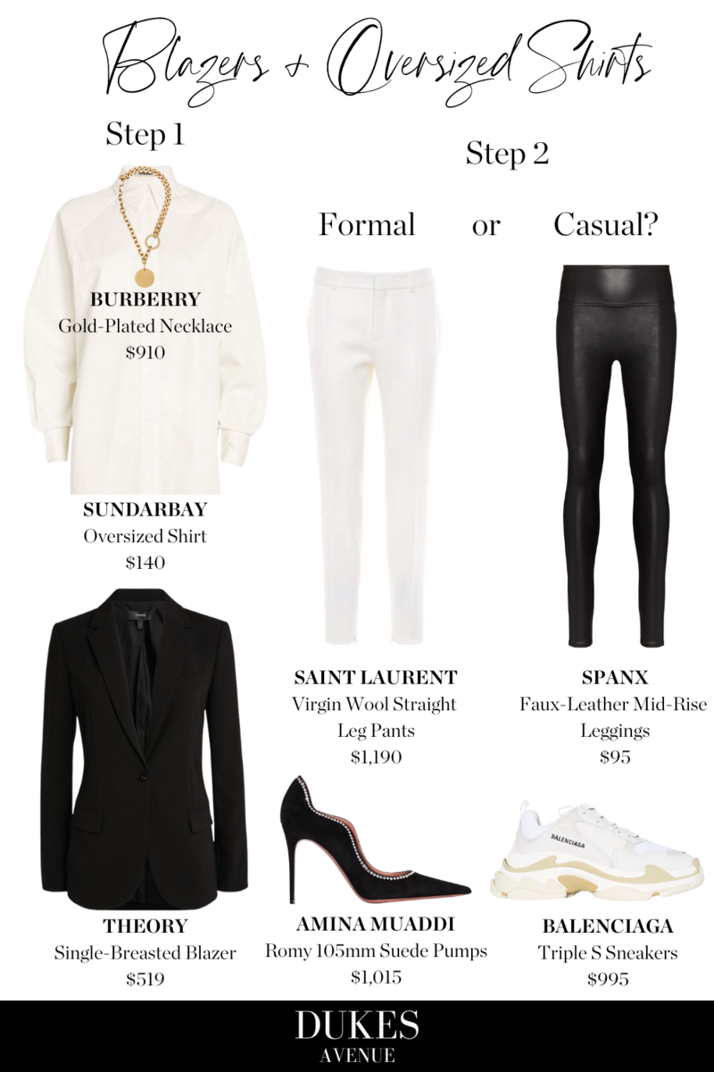A selection of fashion items to make an autumn capsule wardrobe