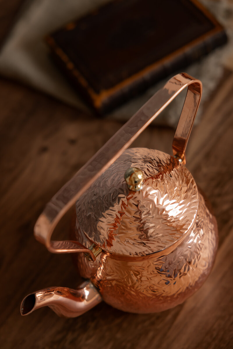 Coppermill Kitchen Hammered Teapot 3