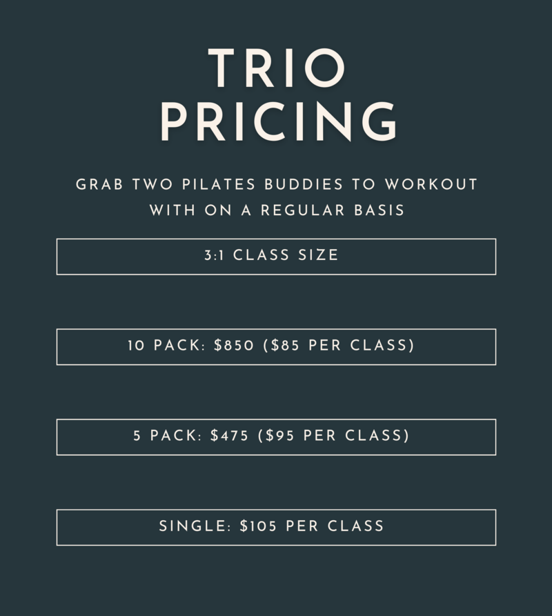 Trio Class Prices