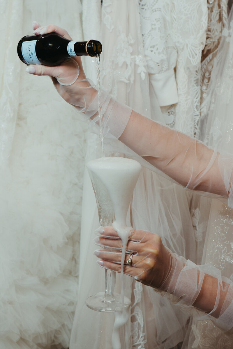 elegant bride in okc
