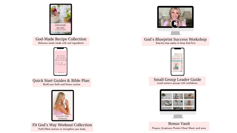 Fit God's Way 30-day transformation bonuses 