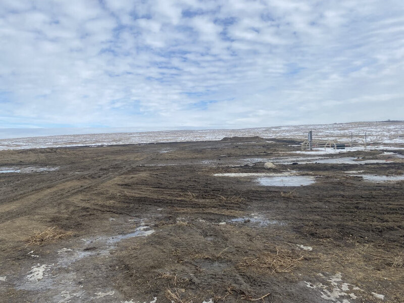 oilfield site in Alberta after its decommissioned by metalnecks