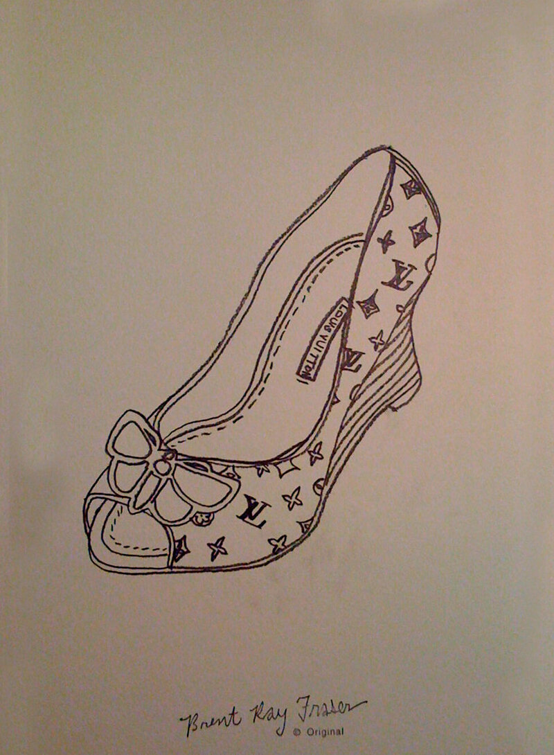 Brent Ray Fraser LV Shoe Drawing 2008 - 01
