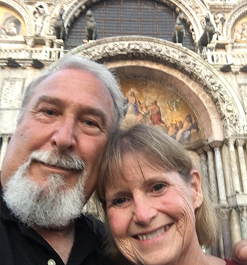 Alan and Beth photo at Italy