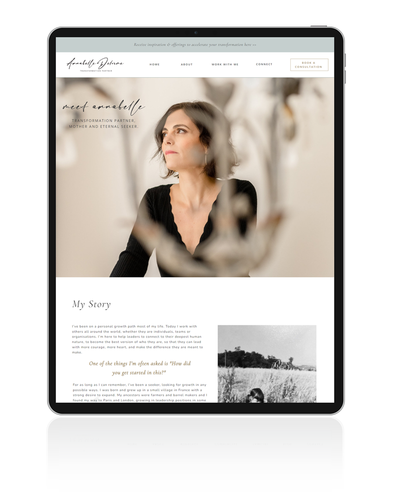 Embark on a fitness journey with Chalene Johnson through her Showit website. Experience the energy and motivation seamlessly woven into a visually stunning and fitness-centric design.