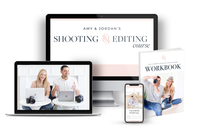 Amy & Jordan's online photography course | Shooting & Editing Course