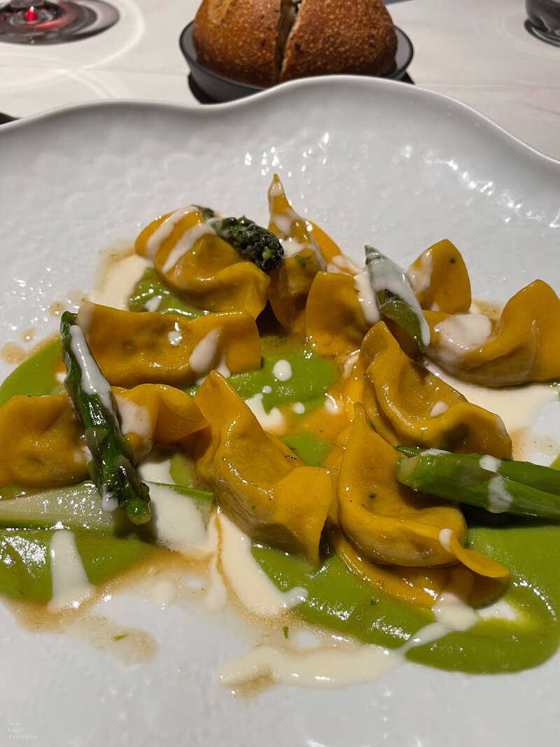 Pasta at Aroma Ristorante in Turin, Italy
