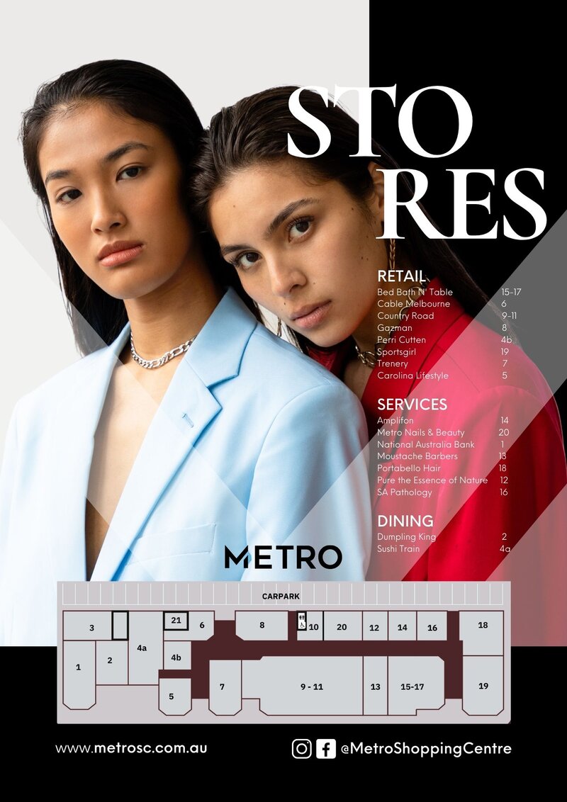 Metro Shopping Centre Store Map