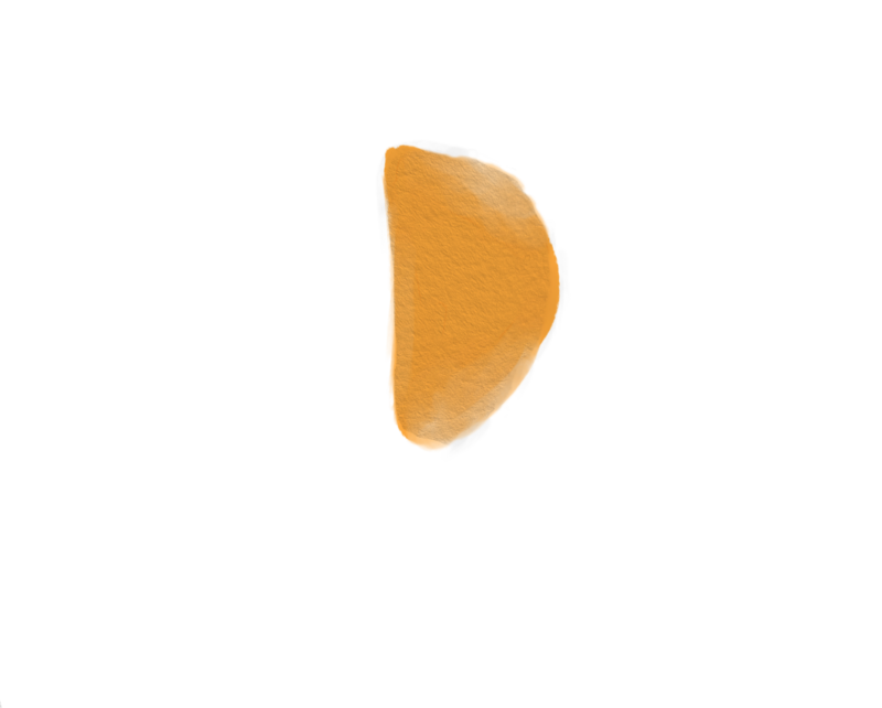 Orange Oval