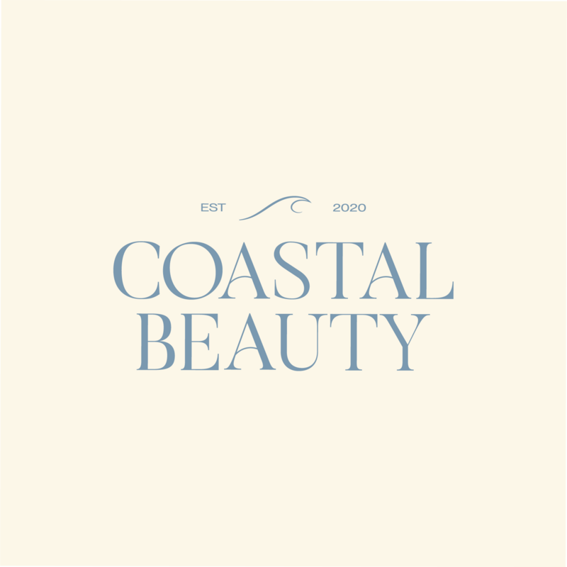 Coastal skincare brand primary logo
