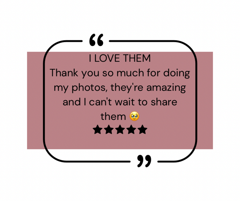 Petal & Pine Photography client review