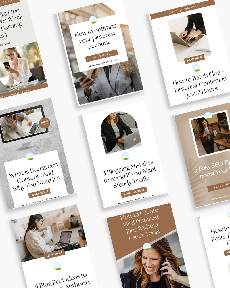 Pinterest 2 - Modern Minimalist Templates