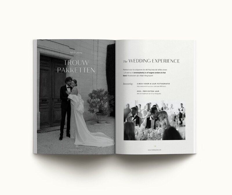 Canva brochure template Memory Lane 10