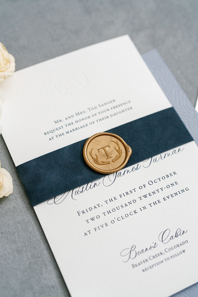 Beaver Creek Wedding Invitation 4