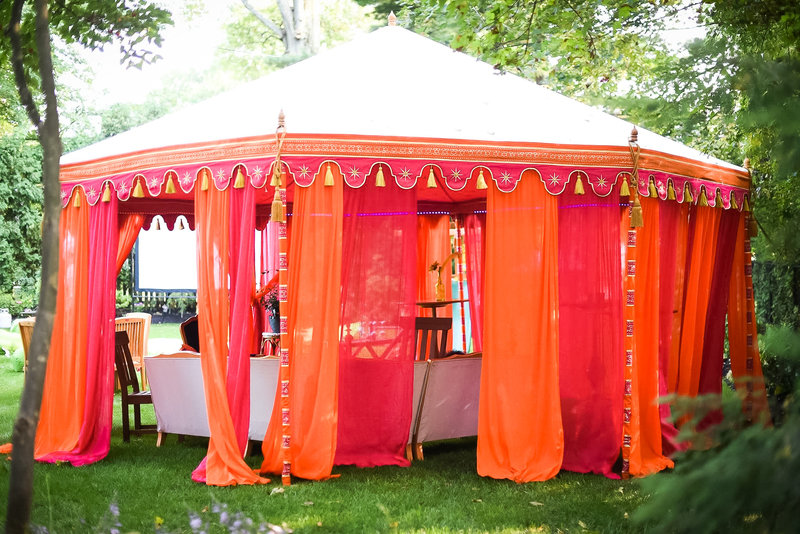 whimsical party tent