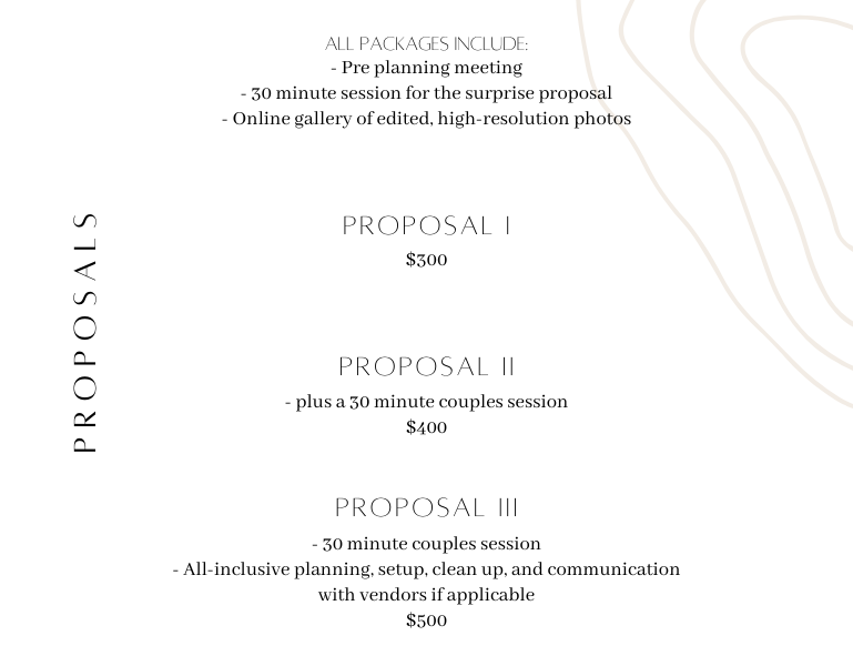 Proposals