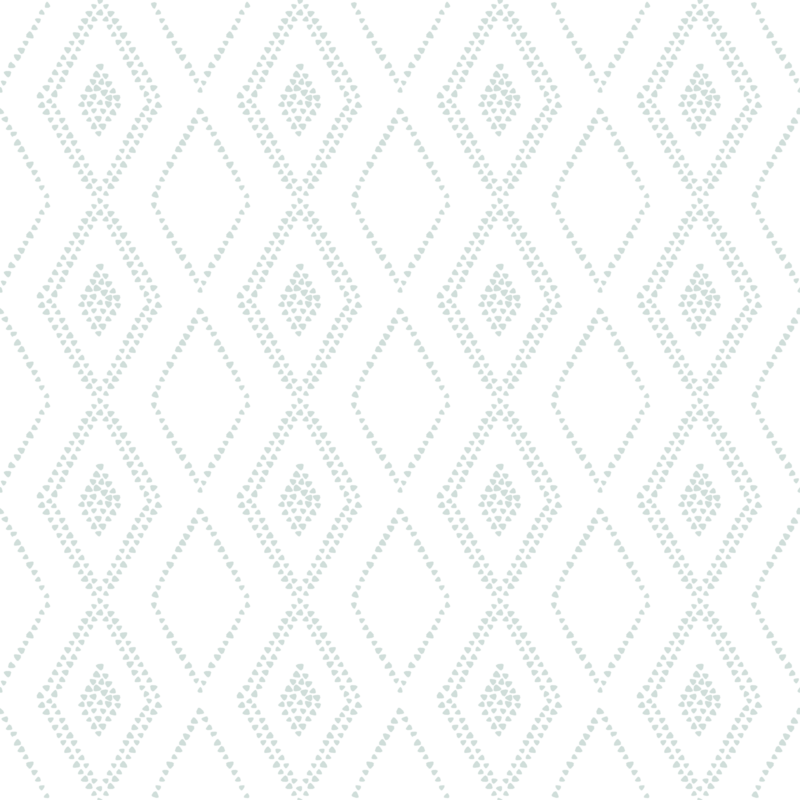 Monochromatic, zigzag dotted lines, ocean tones, and geometric shapes provide sophistication, connection, and a calming nature inspired ethnic vibe.