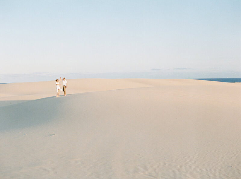 Port Stephens Australian Newcastle NSW Stockton Sand dunes for honeymoon photos by Elopement Fine Art Film Photographer Sheri McMahon -00087