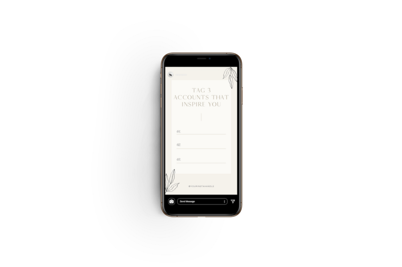 Elegant Instagram story templates Olive Oak 6