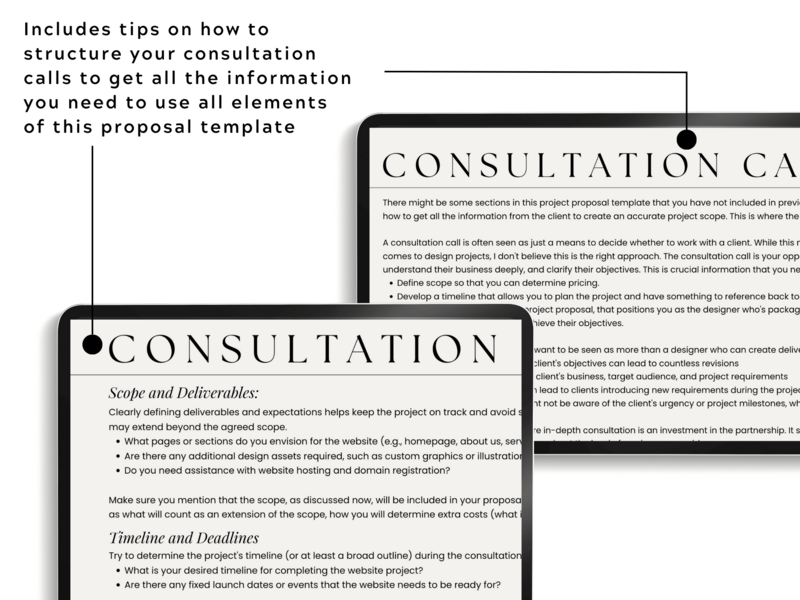 Proposal Template for Designers - Product Images - Help Guides by The Streamlined Creative by Stephanie Taale - Business Coach, Client Experience and Systems Strategist for brand and website designers