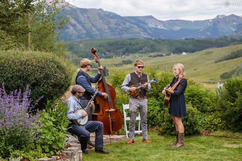 The Mountain Wedding Garden Crested Butte CO