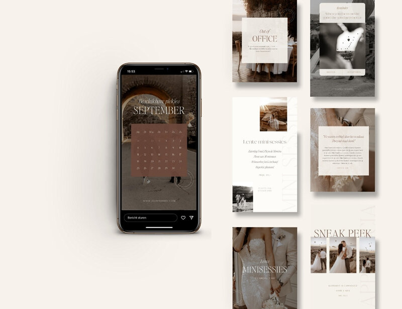 Luxe fotograaf Instagram templates Wild Willow 5