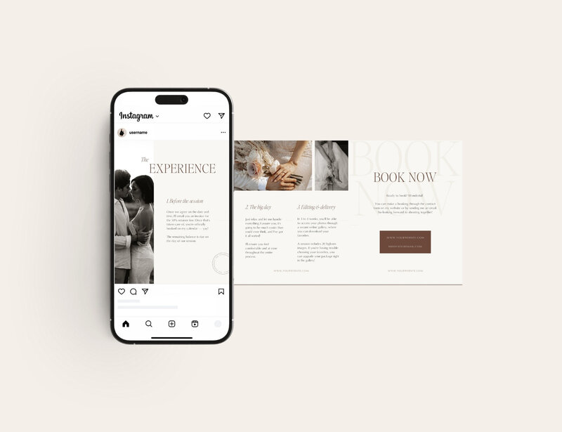 Editorial Instagram templates for photographers Wild Willow11