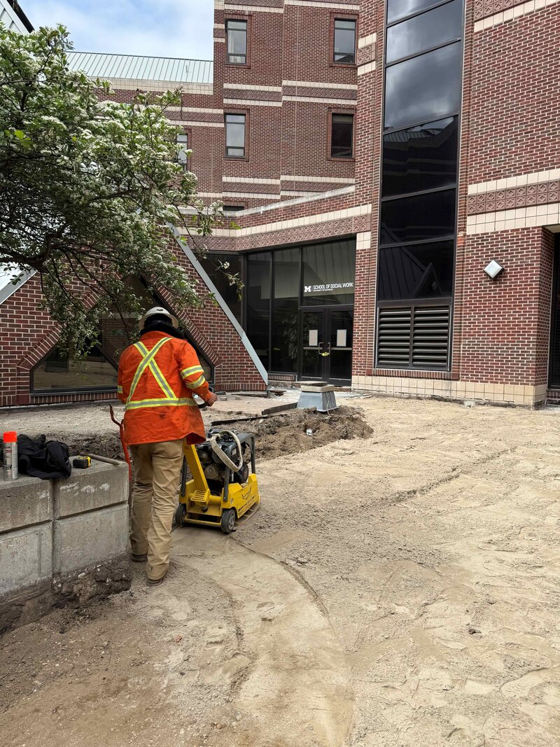university-of-michigan-courtyard-sitework-project-highland-services-leveling