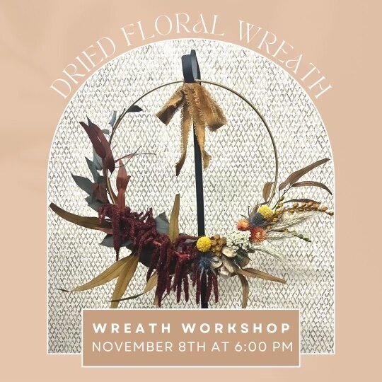 harvest wreath workshop 1