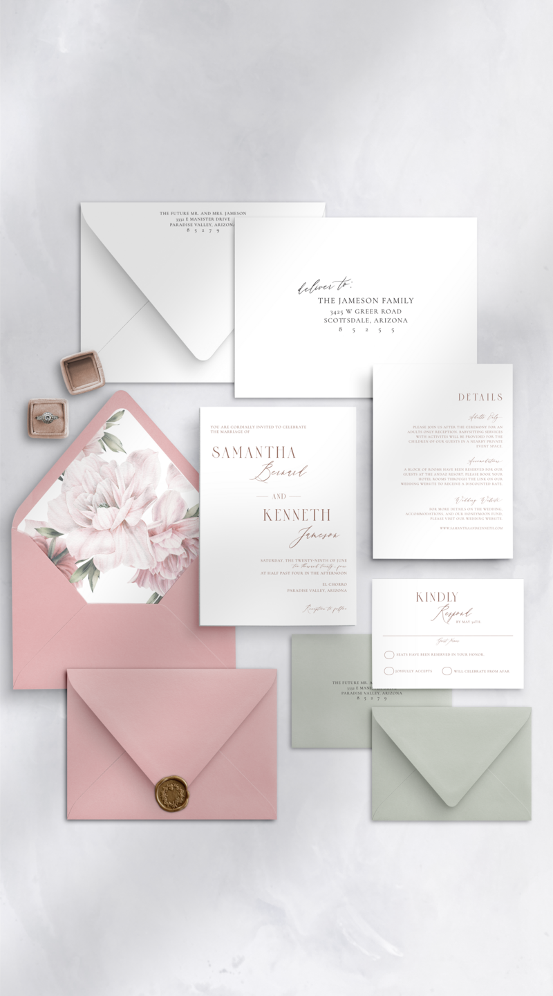 floral_envelope_liner_peony_wax_seal_wedding_invitation