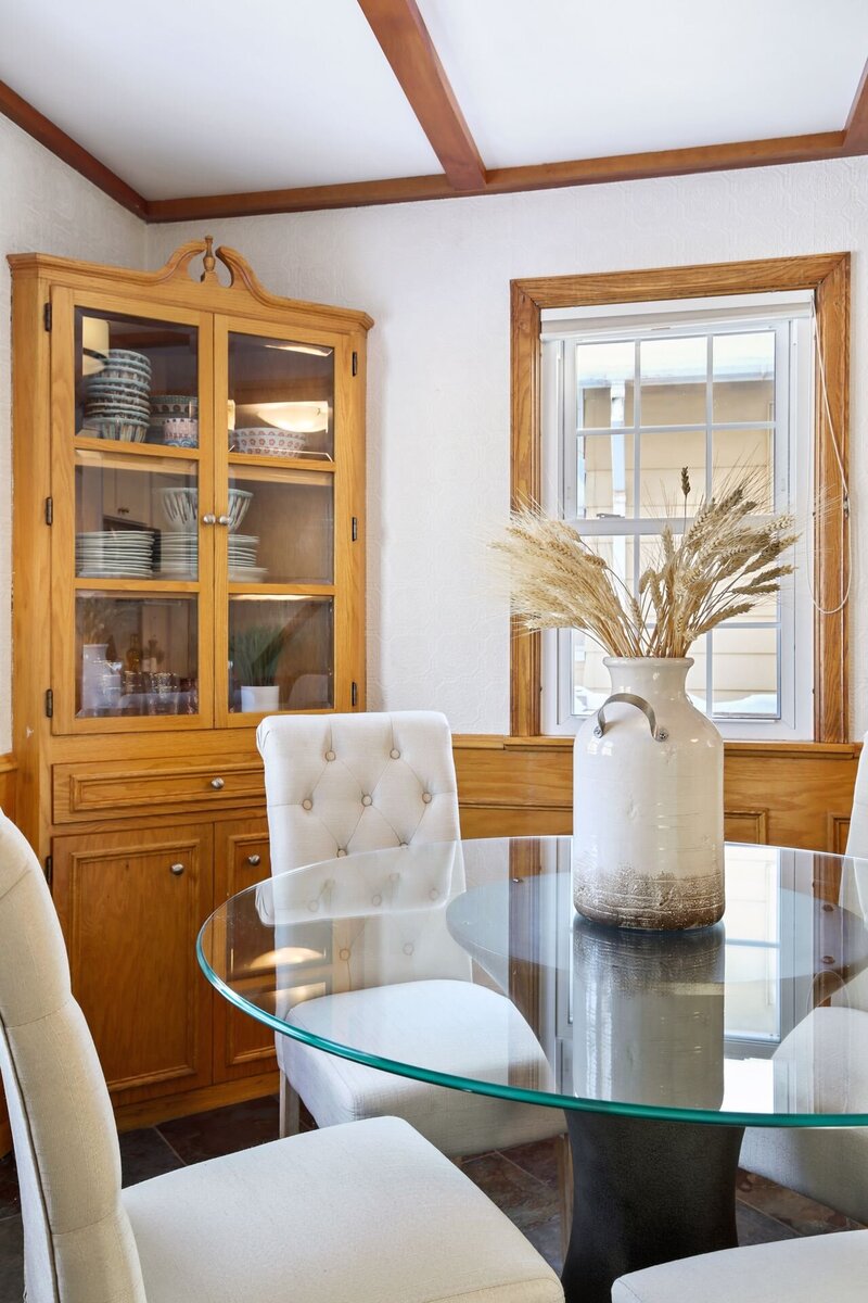 Dining room in St Paul vintage home