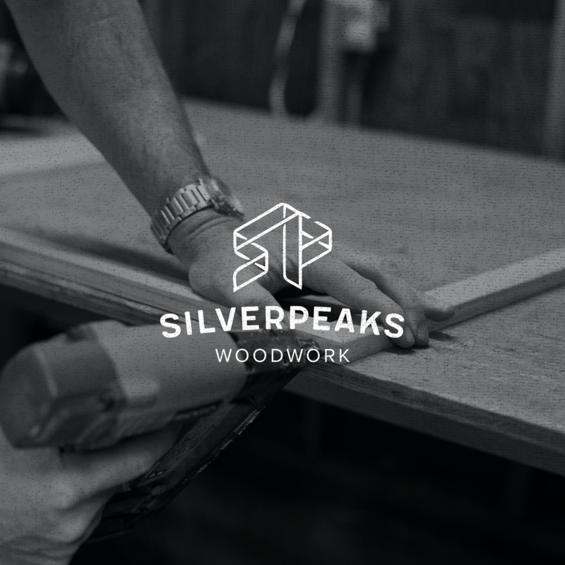 Silver Peaks Woodworks brand design