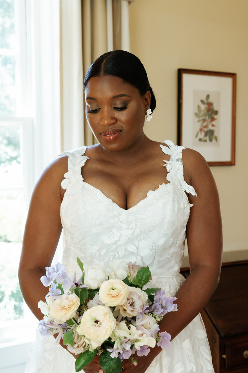 Kate Campbell Floral Belmont Bouquet January Skies photo