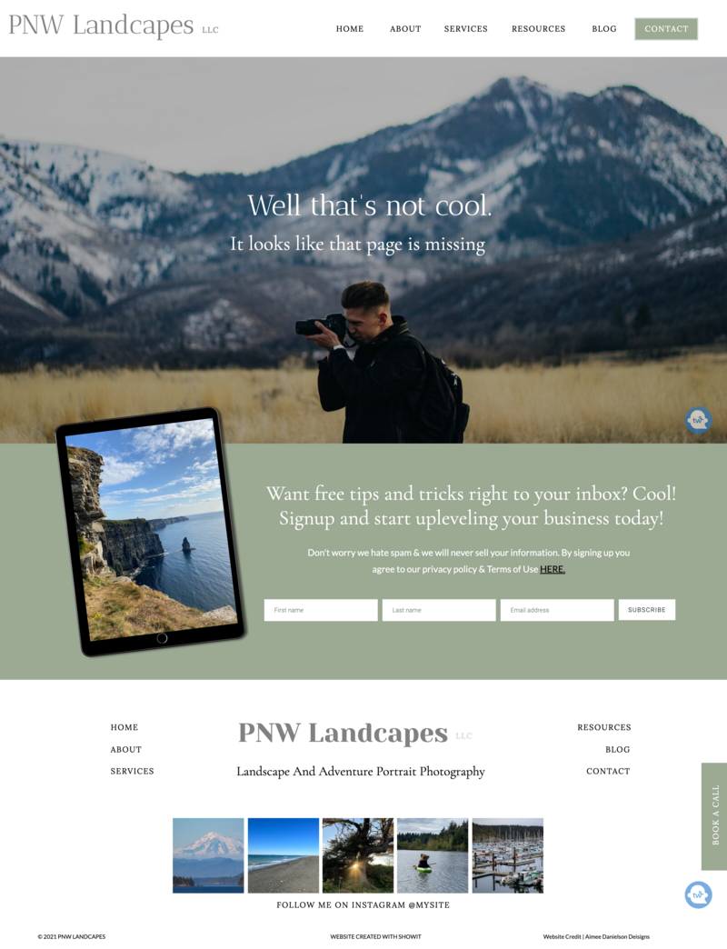 PNW Landscape Template