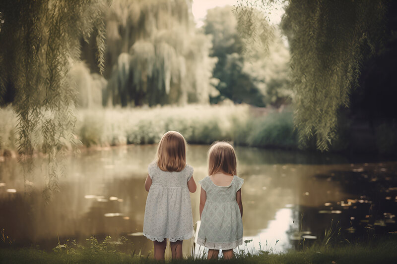 girls dresses on lake 2