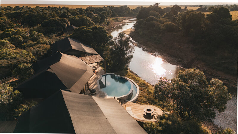 Luxury lodge in Africa
