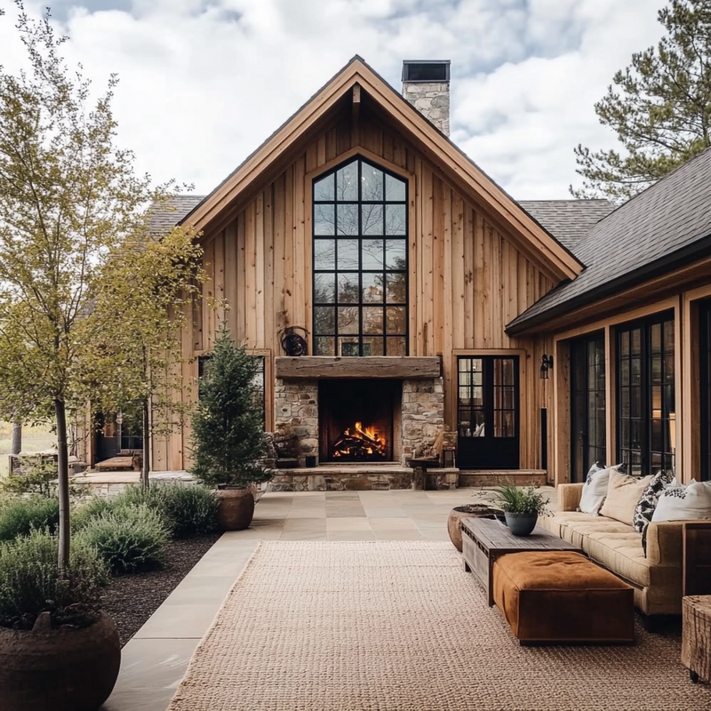 Exterior luxury cabin
