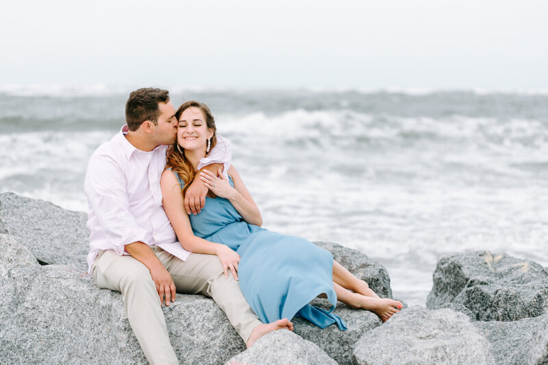 folly beach engagement session