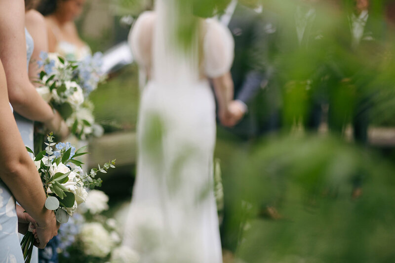 B&A on their wedding day