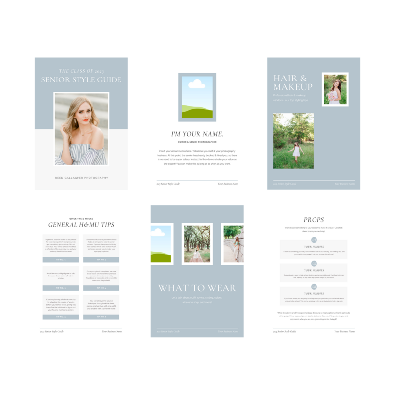 Senior Style Guide Template